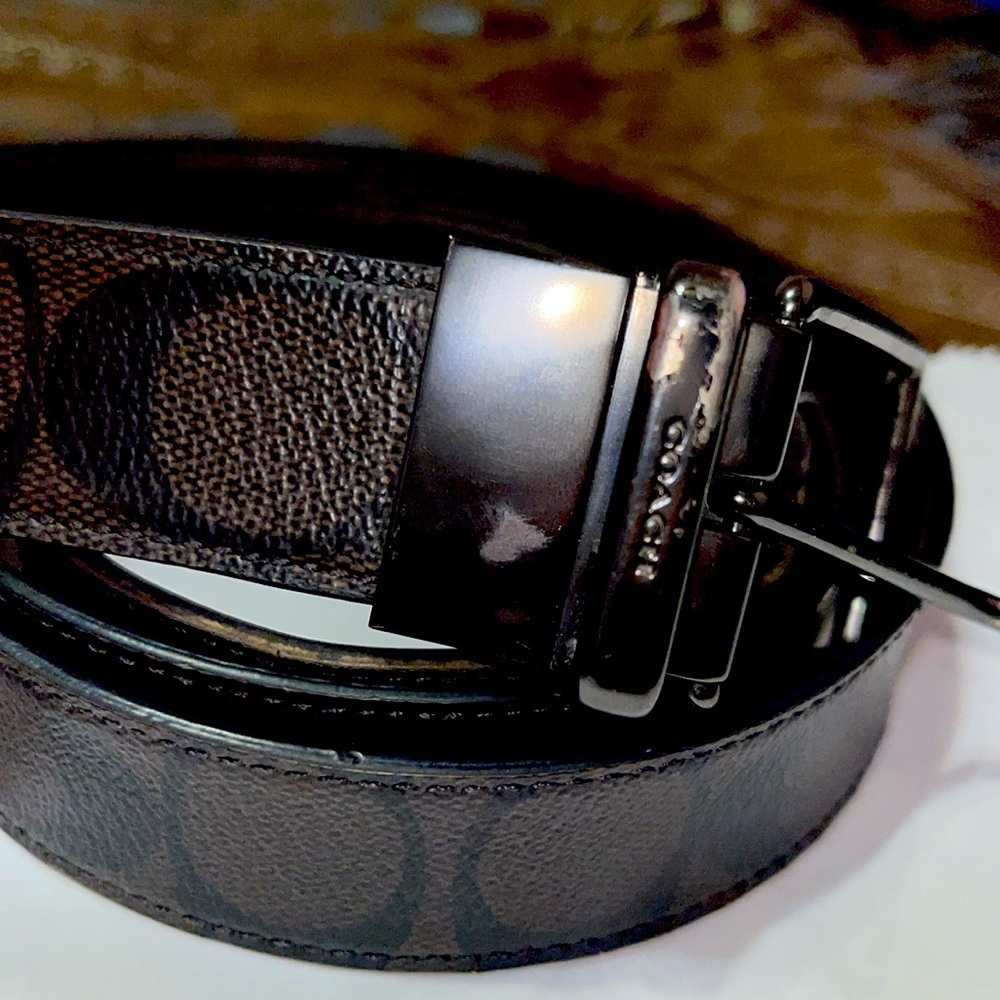 Coach Mens Belt reversible size 38